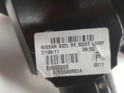 Автозапчасти б/у внутренний правый задний фонарь за nissan qashqai / qashqai +2 i (j10, nj10, jj10e) 1.5 dci ссылки oem iam 26550br01a  26554br01a