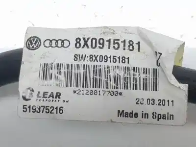 Pezzo di ricambio per auto di seconda mano filo per audi a4 b8 avant (8k5) 2.0 tdi riferimenti oem iam 8x0915181  8x0915181