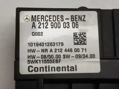 Автозапчасти б/у электронный модуль за clase c clase e lim. 2.1 cdi ссылки oem iam a2129000306  a2129000306