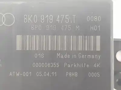 Автозапчастина б/у електронний модуль для audi a4 b8 avant (8k5) 2.0 tdi посилання на oem iam 8k0919475t  8k0919475t