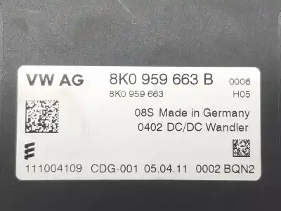 Автозапчастина б/у електронний модуль для audi a4 b8 avant (8k5) 2.0 tdi посилання на oem iam 8k0959663b  8k0959663b