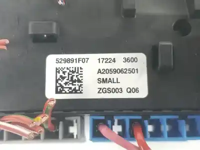Peça sobressalente para automóvel em segunda mão caixa de fusíveis e relés por clase c clase c lim. 2.1 cdi referências oem iam a2059062501  a2059062501