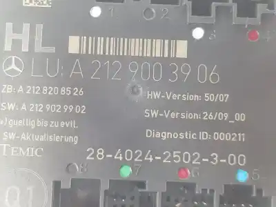 Автозапчастина б/у електронний модуль для clase c clase c familiar 2.1 cdi посилання на oem iam a2129003906  a2129003906
