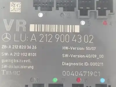Автозапчастина б/у електронний модуль для clase c clase c familiar 2.1 cdi посилання на oem iam a2129004302  a2129004302