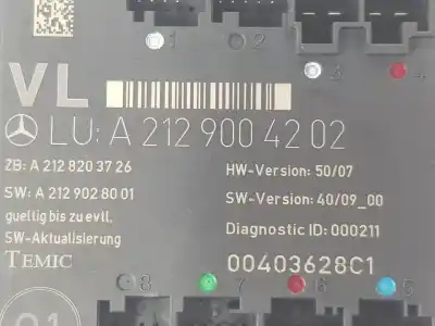 Автозапчасти б/у электронный модуль за clase c clase c familiar 2.1 cdi ссылки oem iam a2129004202  a2129004202