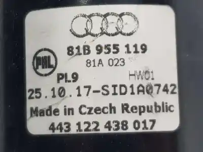 Автозапчасти б/у мотор переднего стеклоочистителя за audi q2 (gab, gag) 1.6 tdi ссылки oem iam 81b955023a  81b955023a