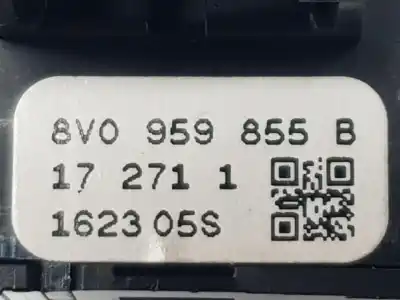 Автозапчастина б/у передній правий віконний вимикач для audi q2 (gab, gag) 1.6 tdi посилання на oem iam 8v0959855b  8v0959855b
