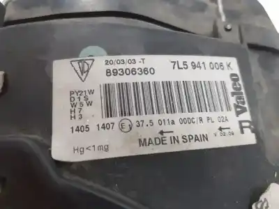 Автозапчастина б/у права фа для porsche cayenne (9pa) s 4.5 посилання на oem iam 95563115800  95563115800
