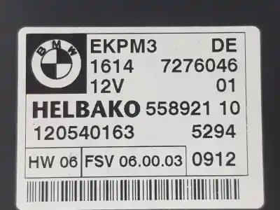Second-hand car spare part electronic module for bmw 3 touring (e91) 330 d oem iam references 16147276046  7276046