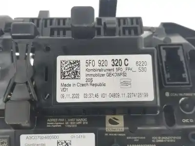 Автозапчасти б/у приборная доска за seat ateca 1.0 tsi ссылки oem iam 5f0920320c  5f0920320c