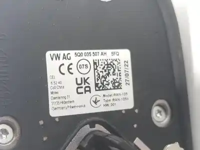 Peça sobressalente para automóvel em segunda mão antena por seat ateca 1.0 tsi referências oem iam 5q0035507ah  5q0035507ah