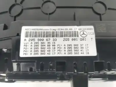 Автозапчастина б/у панель інструментів для clase c clase c lim. 2.1 cdi посилання на oem iam a2059006733  a2c14829200