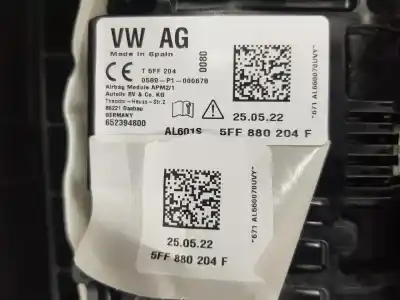 Автозапчасти б/у комплект подушки безопасности за cupra formentor 2.0 tsi ссылки oem iam   