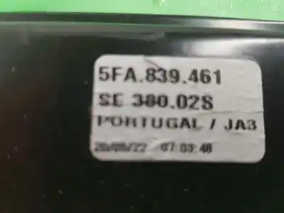 Second-hand car spare part rear left window regulator for cupra formentor 2.0 tsi oem iam references 5fa839461  5fa839461