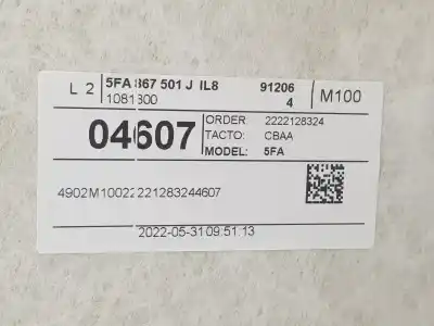 Pezzo di ricambio per auto di seconda mano tetto interno per cupra leon (kl1, ku1, kug) 1.5 tsi riferimenti oem iam 5fa867501j  5fa867501j