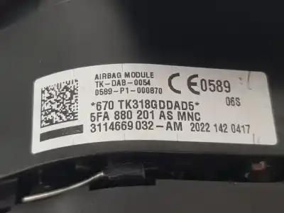 Second-hand car spare part airbag kit for cupra leon (kl1, ku1, kug) 1.5 tsi oem iam references   