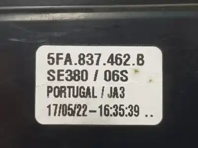 Автозапчастина б/у регулятор переднього правого скла для seat leon (kl1) fr посилання на oem iam 5fa837462b  5fa837462b