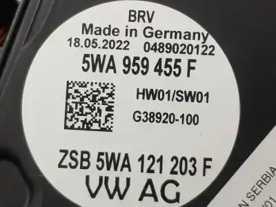 Автозапчастина б/у електро вентилятор для seat leon (kl1) fr посилання на oem iam 5q0121205bb