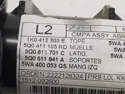 İkinci el araba yedek parçası sol ön amortisör için cupra leon (kl1, ku1, kug) 1.5 tsi oem iam referansları 5wa413023k  5wa413023k