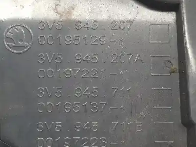 Автозапчастина б/у лівий ход ліхар для skoda superb 1.6 tdi посилання на oem iam 3v5945207a  3v5945207a