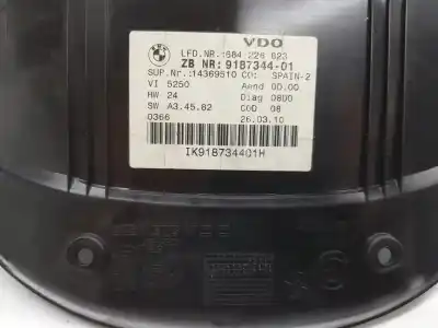 Peça sobressalente para automóvel em segunda mão quadrante por bmw 3 (e90) 318 d referências oem iam 62109187344  9187344