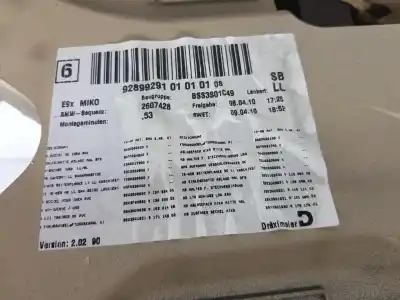 Pezzo di ricambio per auto di seconda mano bracciolo centrale per bmw 3 (e90) 318 d riferimenti oem iam 51167137554  7137554