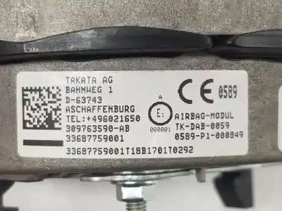 Peça sobressalente para automóvel em segunda mão airbag dianteiro esquerdo por bmw 3 compact (e46) 320 td referências oem iam 32306880599  6880599