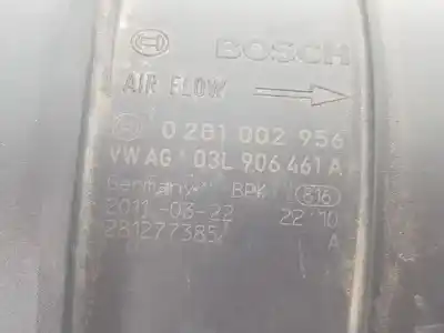 Автозапчастина б/у витратомір повітря для audi a4 b8 avant (8k5) 2.0 tdi посилання на oem iam 03l906461a  03l906461a