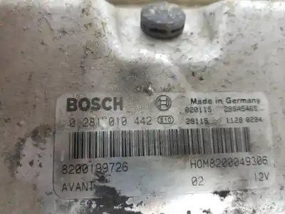 Peça sobressalente para automóvel em segunda mão centralina de motor uce por renault scénic i monospace (ja0/1_, fa0_) 1.9 dti (ja1u) referências oem iam 8200199726  8200199726