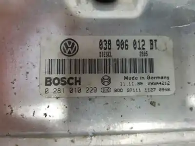 Автозапчасти б/у блок управления двигателем за seat toledo ii (1m2) 1.9 tdi ссылки oem iam 038906012bt  0281010229 Автозапчасти б/у блок управления двигателем за seat toledo ii (1m2) 1.9 tdi ссылки oem iam 038906012bt  0281010229