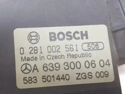 Автозапчастина б/у педальний потенціометр для mercedes-benz vito (w639) basic, combi 2.1 cdi посилання на oem iam a6393000604  a6393000604