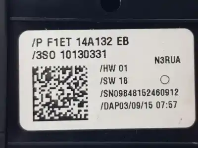 Peça sobressalente para automóvel em segunda mão botão / interruptor elevador vidro dianteiro esquerdo por ford fiesta vi (cb1, ccn) 1.5 tdci referências oem iam 2032974  f1et14a132ec