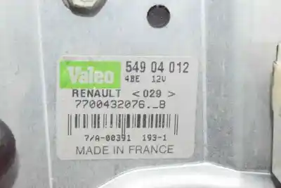 Автозапчастина б/у двигатель заднього склоочисника для renault scenic rx4 (ja0) 1.9 dci salomon посилання на oem iam 7700432076  7700432076