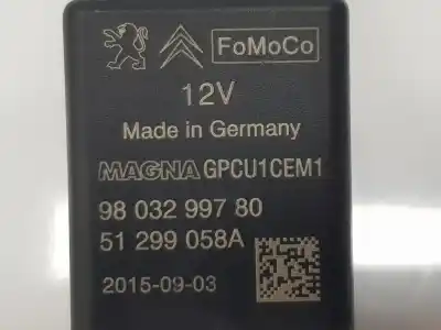 Second-hand car spare part electronic module for ford fiesta vi (cb1, ccn) 1.5 tdci oem iam references 9803299780  51299058a