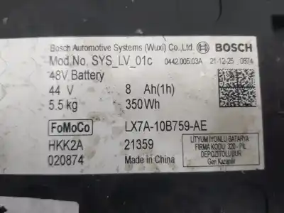 Peça sobressalente para automóvel em segunda mão bateria por ford focus 1.0 ecoboost referências oem iam lx7a10b759ae 2530921 