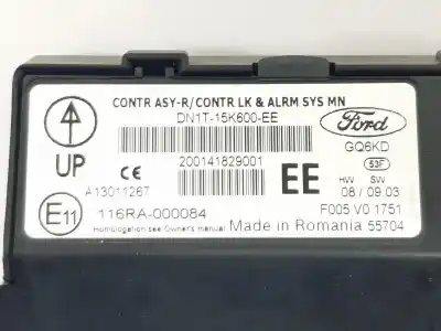 Second-hand car spare part electronic module for ford fiesta vi (cb1, ccn) 1.5 tdci oem iam references dn1t15k600ee  dn1t15k600ee