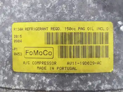 İkinci el araba yedek parçası KLIMA KOMPRESÖRÜ için FORD FIESTA VI (CB1, CCN)  OEM IAM referansları 2025777  AV1119D629AC