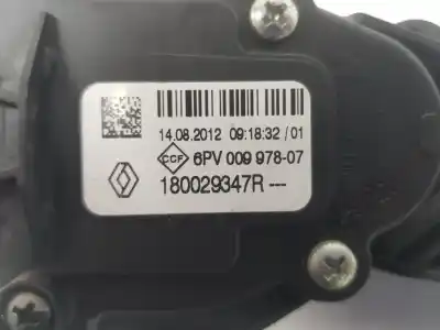 Second-hand car spare part accelerator pedal for renault clio iv expression oem iam references 180029347r  180029347r