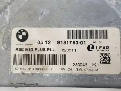Second-hand car spare part dvd system for bmw x6 (e71, e72) xdrive 50 i oem iam references 65129181753  9181753