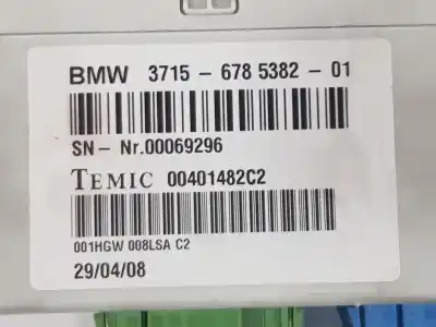 Peça sobressalente para automóvel em segunda mão módulo eletrônico por bmw x6 (e71, e72) xdrive 50 i referências oem iam 37156785382  6785382