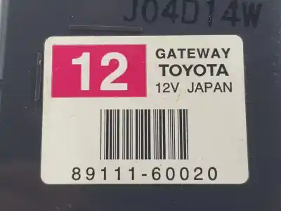 Pezzo di ricambio per auto di seconda mano modulo elettronico per toyota land cruiser (j12) 3.0 turbodiesel riferimenti oem iam 8911160020 8911160020 