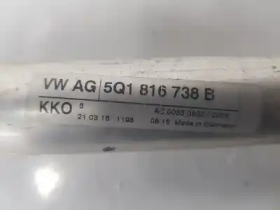 Автозапчастина б/у труби кондиціонації для seat leon (5f1) reference посилання на oem iam 5q1816738b  5q1816738b
