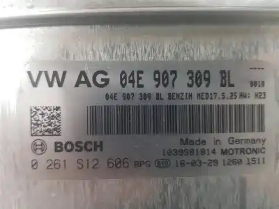 Second-hand car spare part ecu engine control for seat leon (5f1) reference oem iam references 04e907309bl