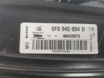 Автозапчастина б/у внутрішній правий завод для seat leon (5f1) reference посилання на oem iam 5f0945094d  5f0945094d