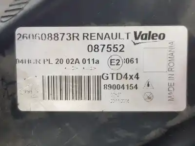 Second-hand car spare part left headlight for renault scenic rx4 (ja0) 1.9 dci salomon oem iam references 260608873r  260608873r