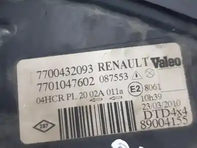 Автозапчасти б/у правая фара за renault scenic rx4 (ja0) 1.9 dci salomon ссылки oem iam 260108021r  260108021r