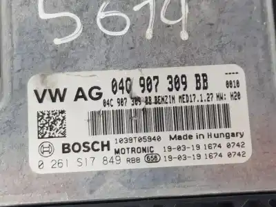 Second-hand car spare part ecu engine control for audi a1 sportback 1.0 tfsi oem iam references 04c907309bb  0261s17849