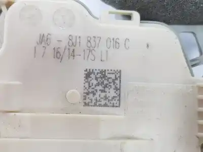Second-hand car spare part front right door lock for audi q3 (8ub, 8ug) 2.0 tdi oem iam references 8j1837016c  8j1837016c Second-hand car spare part front right door lock for audi q3 (8ub, 8ug) 2.0 tdi oem iam references 8j1837016c  8j1837016c