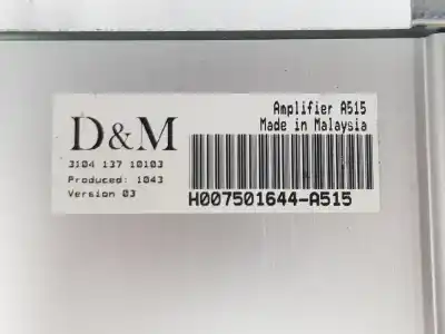 Peça sobressalente para automóvel em segunda mão módulo eletrônico por citroen ds3 (sa_) 1.6 hdi 110 referências oem iam h007501644  h007501644