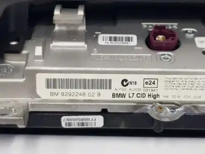 Автозапчастина б/у багатофункційний дисплей для bmw 4 coupé (f32, f82) 435 d xdrive посилання на oem iam 65509292248  65509292248